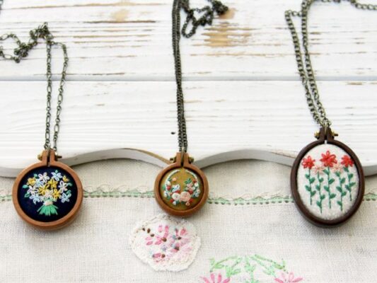 A DIY Guide to Crafting Embroidered Necklaces